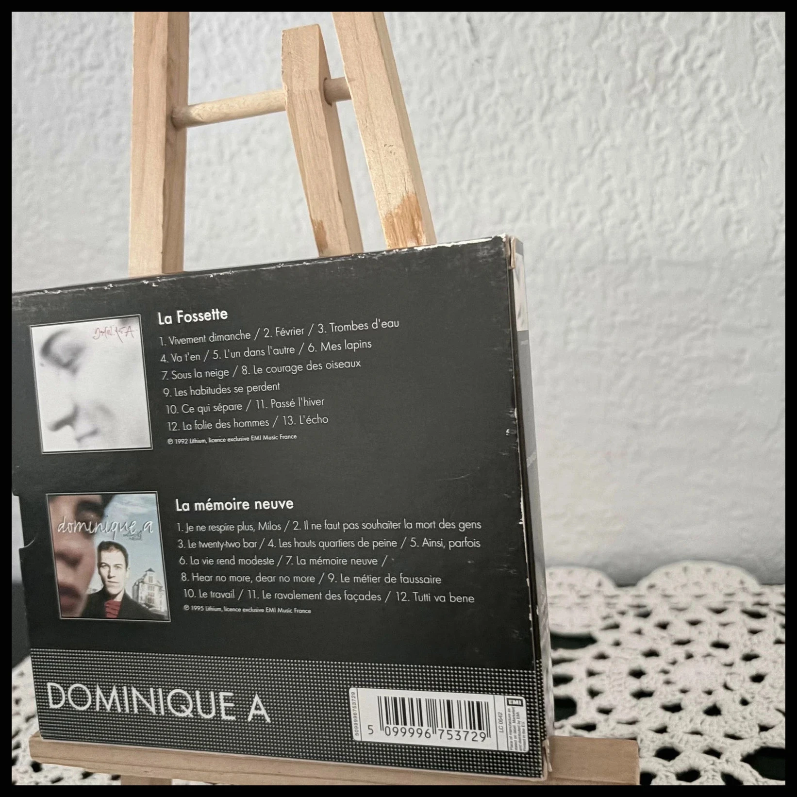 Caja Dominique A 2 CD – La Fossette & La Memoria Nueva (Edición Limitada) – photo 3